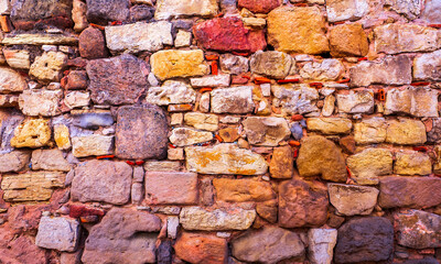 Natural Stone Wall Textured Background Design