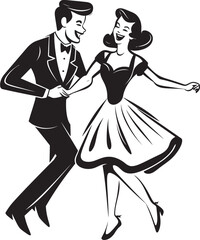 Eternal Happiness Happy Marriage Logo Icon Cheerful Unity Couple Symbol Design