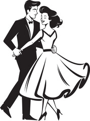 Endless Embrace Couple Logo Graphic Loving Laughter Cute Marriage Symbolic