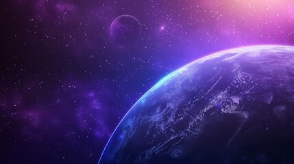 Obraz premium Vast Space Background is perfect for promoting astronomy, featuring a stunning backdrop of stars and galaxies