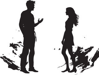 Furious Fusion Emblematic Vector Fusion of Couples Fury Discordant Diversion Iconic Graphic for Couples Diverted Discord