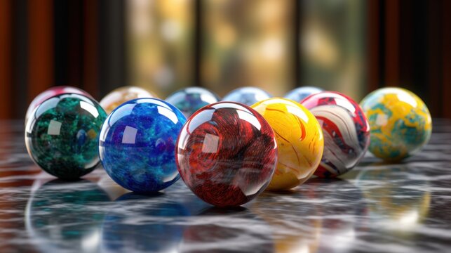 marbles full color 8k photography, ultra HD