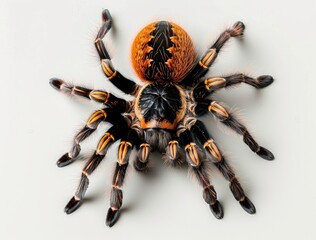 spider large poisonous isolated on white background