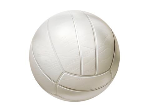 Volleyball isolated on transparent background