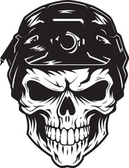 Skull Stealth Assassins Military Iconography Skull Lethal Legion Vector Logo Graphics