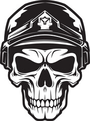Skull Assault Battalion Army Insignia Vector Skull Ranger Regiment Military Logo Design