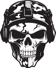 Skull Phantom Force Army Vector Symbol Skull Shadow Warriors Military Iconography