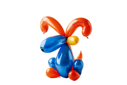 Balloon Animal isolated on transparent background