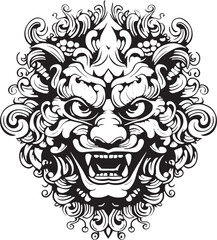 Ancient Borong Wisdom Vector Iconic Graphics Mystical Borong Treasures Graphic Logo Icon