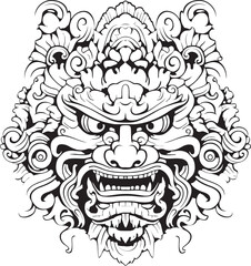 Obraz premium Handcrafted Borong Delights Graphic Logo Design Artistic Borong Essence Vector Emblem Graphics