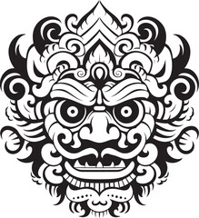 Obraz premium Ethereal Borong Legacy Vector Icon Graphics Celestial Borong Harmony Graphic Logo Emblem