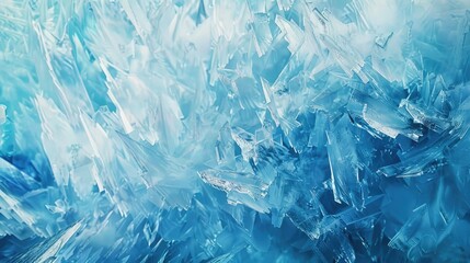 Fototapeta premium Ice blue. Generative AI