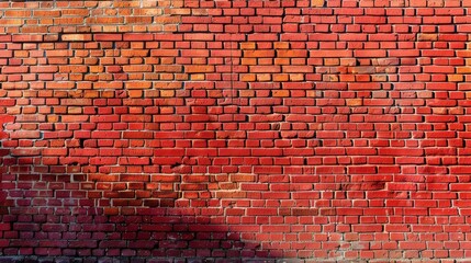 Red brick wall. Generative AI