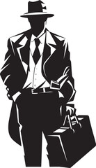 Goldmine Gloria Cartoon Rich Person with Money Bag Emblem Prosperity Percy Vector Logo of a Moneybag Toting Character