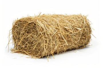 haystack isolated on white background