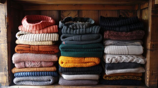 Sweater selection. Generative AI