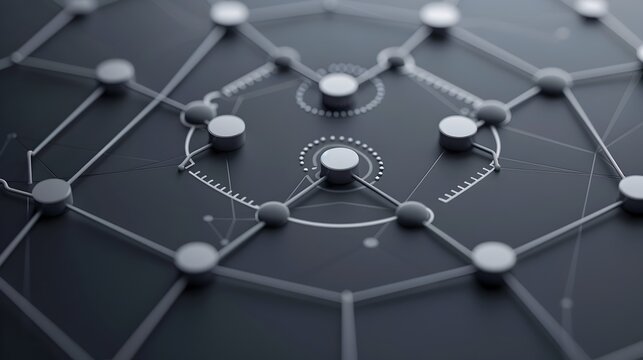 Circular Organizational Chart Showcasing Benefits of Non Hierarchical Structure for Collaborative Innovation