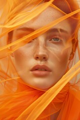 the fashion in orange color, 
