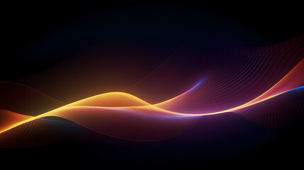 Abstract wave technology concept