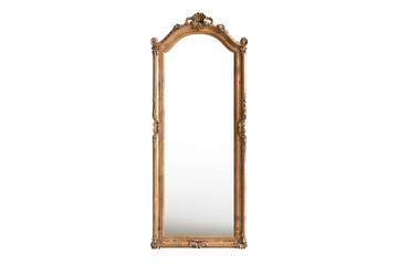 Full Length Cheval Mirror isolated on transparent background
