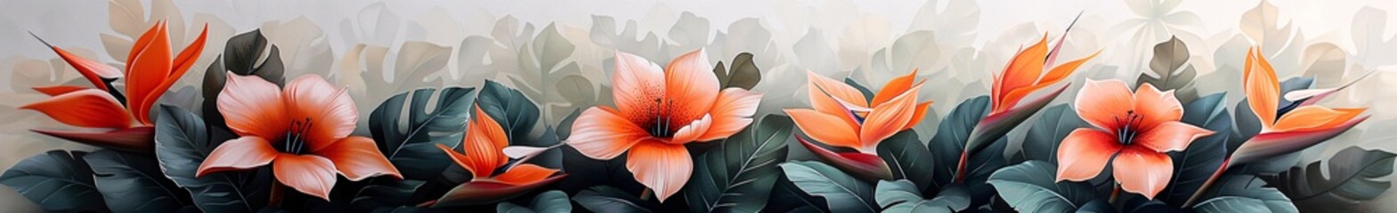 Blooming Beauty A Vibrant Flower Painting for the Month of May Generative AI