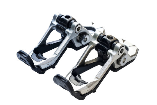 Clipless Pedals for Road Biking isolated on transparent background