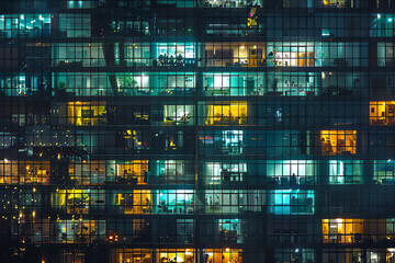Fototapeta premium light windows, AI generated