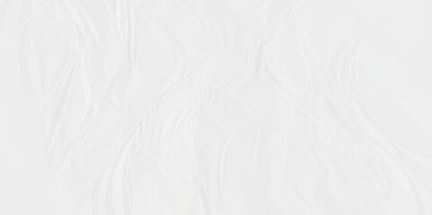 White Crumpled paper texture. Rough paper texture and white background.