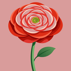 Ranunculus Vector Art Elevate Your Designs with Stunning Floral Graphics