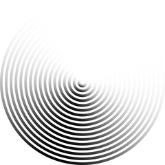 Fototapeta na wymiar Circle lines gradient. Creative design