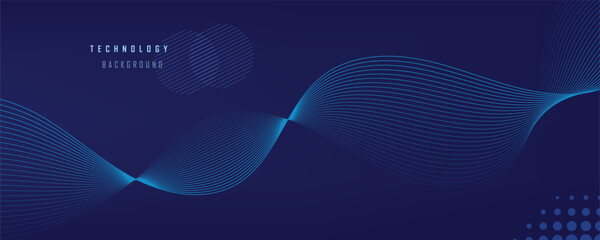 Abstract vector blue technology background. EPS10
