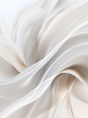 Ethereal Fabric Swirls in Luminous,Flowing Elegance