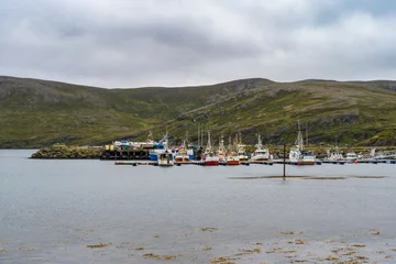 Foto op Canvas Skarsvag fishing village in Mageroya, Nordkapp in Finnmark County in Norway © Chris