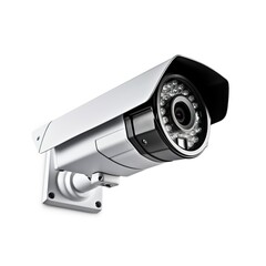 security camera isolated on white background