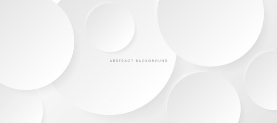 Modern abstract light minimal background circle shape design