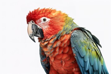 Parrot in White Space