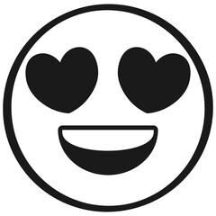 Face Emoji Line Icon