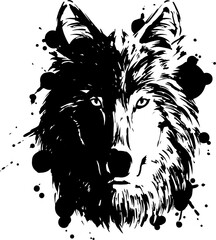 狼の顔