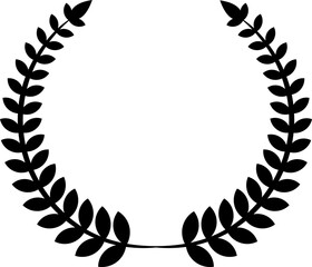 frame, icon, wreath, laurel, circle, foliate, trophy, leaf, vintage, symbol, decoration, border, floral, circular, decorative