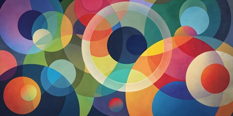 Fototapeta premium abstract background with circles