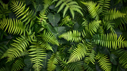 fern in the forest , generative ai