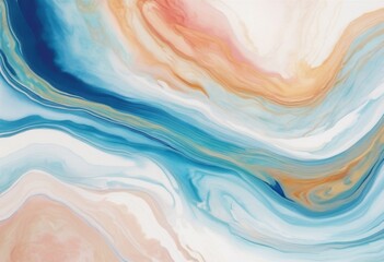 Abstract watercolor paint background colourful and white flicks with liquid fluid texture
