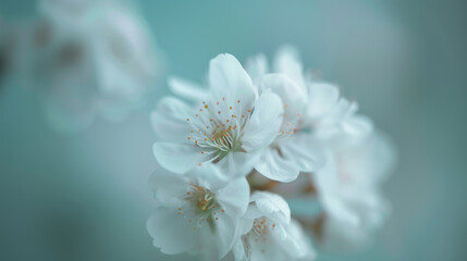 close-up photograph of cherry blossoms