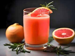 glass of fresh fruit orange juice healthy lifestyle drink food