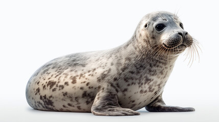 Seal, Seals, Seal Pup on White Background