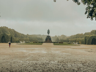 Photo of landscape and architecture of Schwerin Castle in Schwerin, northern Germany, Mecklenburg-Vorpommern