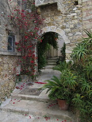 Naklejka premium Vicolo di Roquebrune Cap Martin