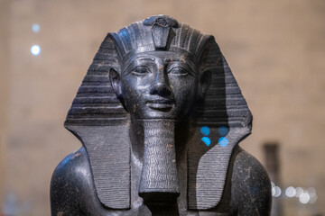 Diorite statue of a pharaoh, Museum of Civilization, Cairo, Egypt