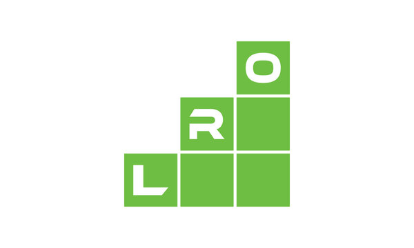 LRO initial letter financial logo design vector template. economics, growth, meter, range, profit, loan, graph, finance, benefits, economic, increase, arrow up, grade, grew up, topper, company, scale