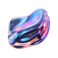 shape liquid iridescent elements for design
